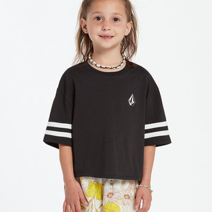 Girls Truly Stoked Tee Black