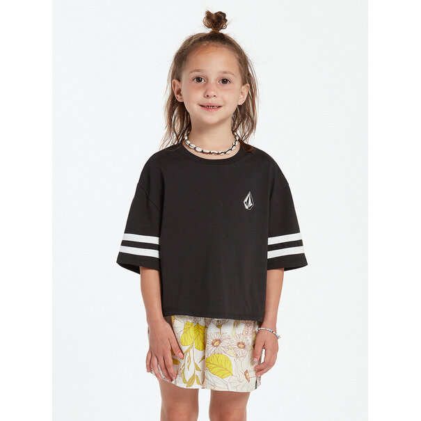 Volcom Girls Truly Stoked Tee Black