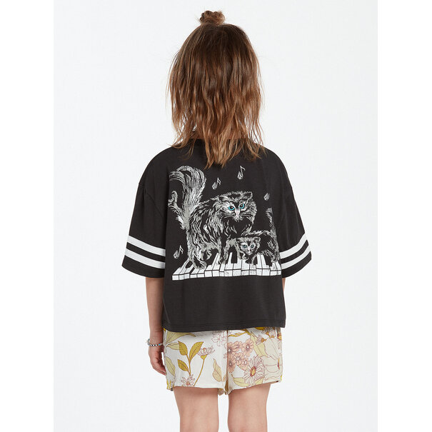 Volcom Girls Truly Stoked Tee Black