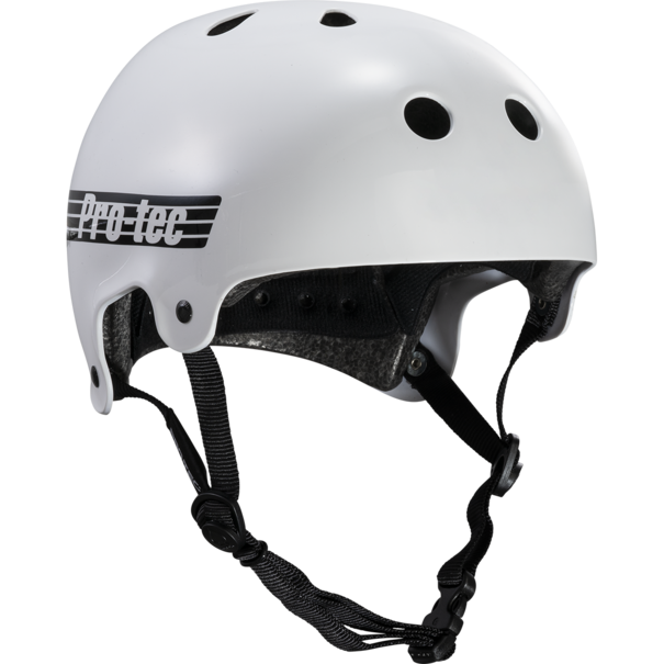 PROTEC HELMETS Old School Certified Helmet Gloss White