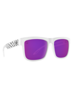 Spy Optics Discord Slayco Matte White Viper Happy Bronze Purple Spectra Mirror