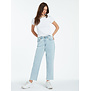 Women's Stone Step Highrise Pant Thrifter Blue Light