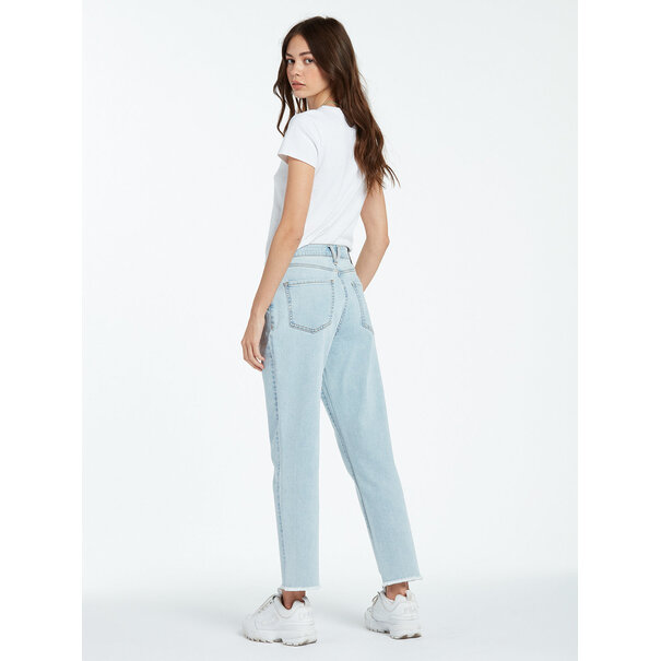 Volcom Women's Stone Step Highrise Pant Thrifter Blue Light