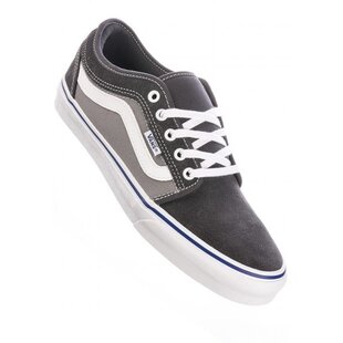 Men's Chukka Low Side Stripe Asphalt/Blue