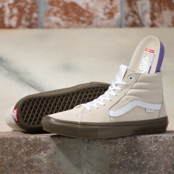 Vans Footwear Men's Sk8 Hi Oatmeal/Dark Gum