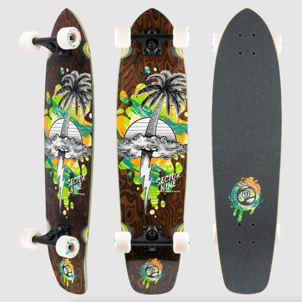 SECTOR 9 LONGBOARDS SECTOR 9 COMPLETE - STRAND SQUALL (34.0 "x 8.7")