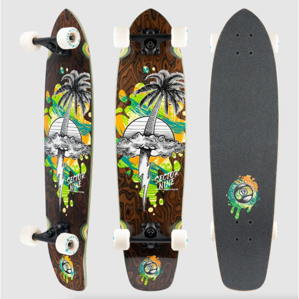 SECTOR 9 LONGBOARDS SECTOR 9 COMPLETE - STRAND SQUALL (34.0 "x 8.7")