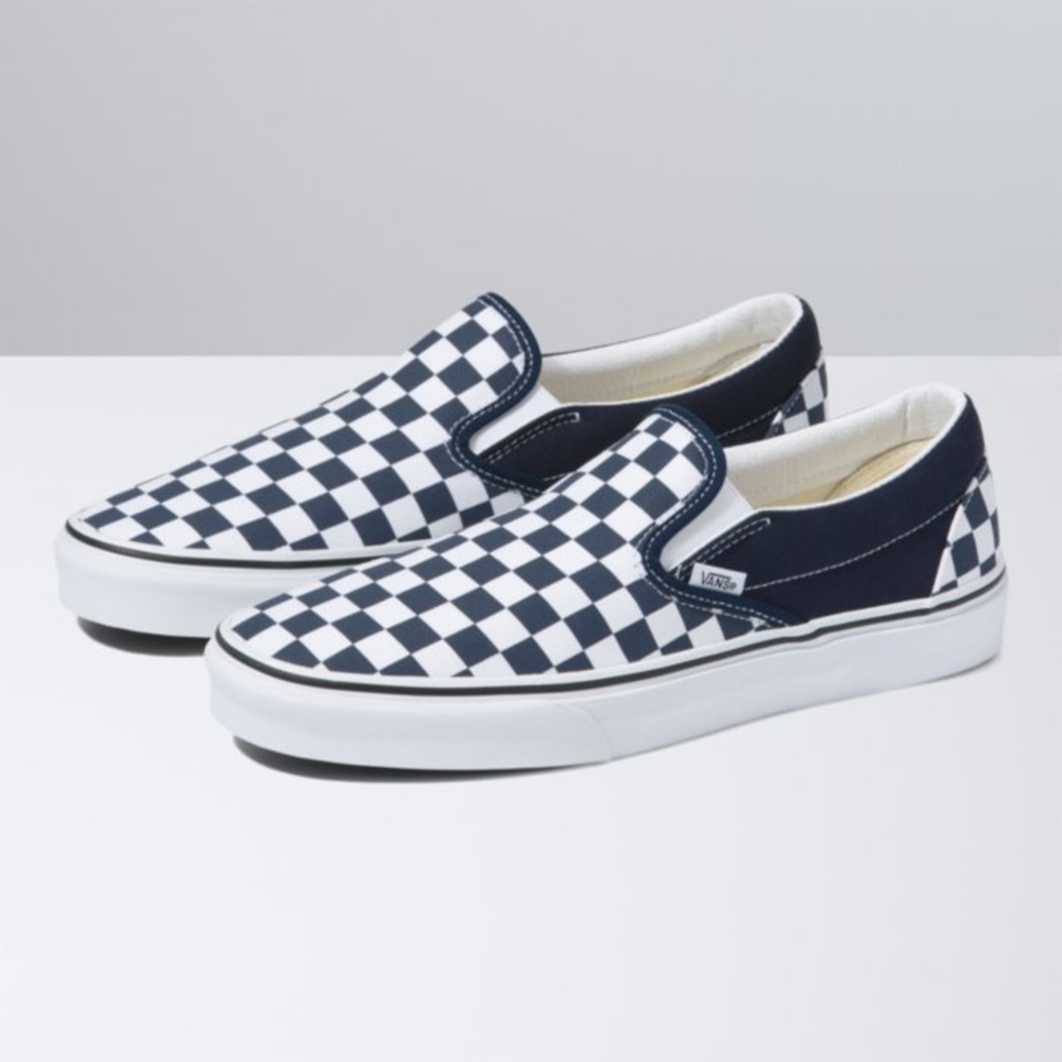 Gingham slip on shoes deals