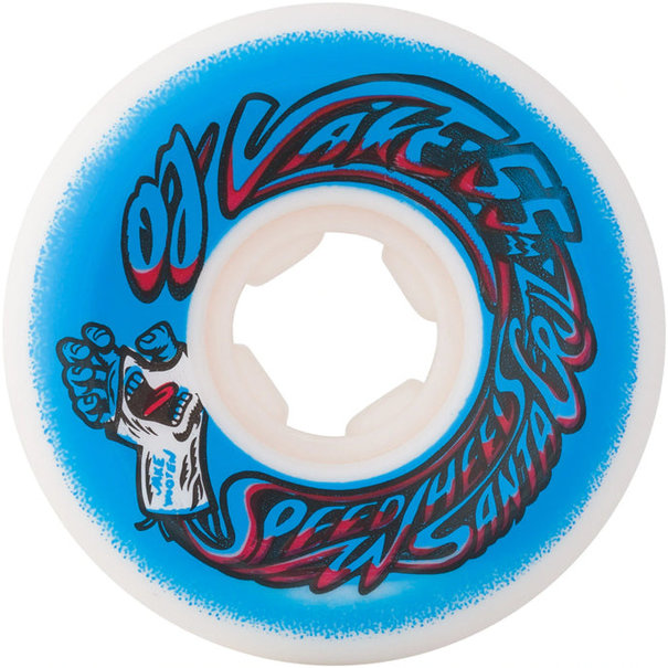 OJ Wheels Wooten Screaming Cast Elite White and Blue 101A 55mm