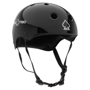 Classic Skate Helmet Gloss Black