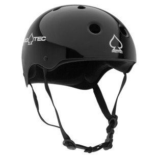 Classic Skate Helmet Gloss Black