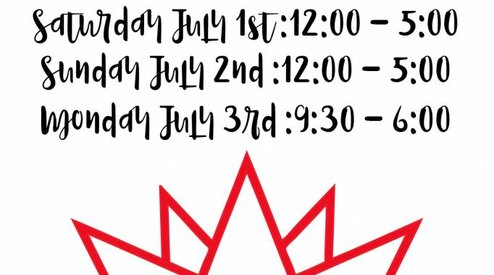 Canada Day Weekend Hours