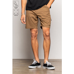 Everywhere Featherlite Chino Short Dark Khaki