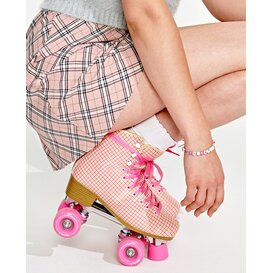 Quad Skate - Pink Tartan