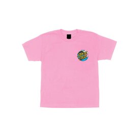 Wave Dot Short Sleeve T-Shirt - Pink