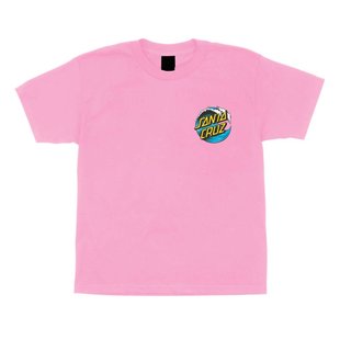 Wave Dot Short Sleeve T-Shirt - Pink