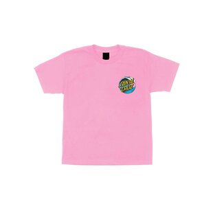 Wave Dot Short Sleeve T-Shirt - Pink