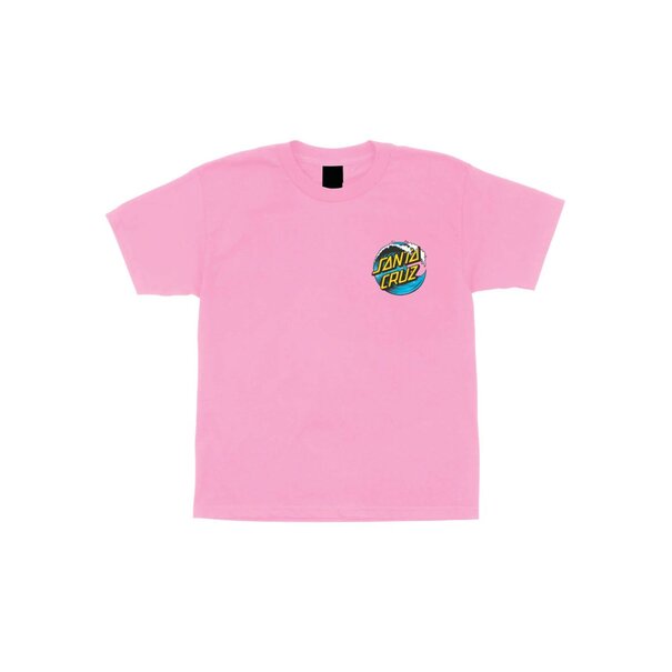 Santa Cruz Skateboards Wave Dot Short Sleeve T-Shirt - Pink