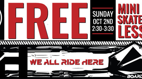 Free Mini Ramp Lessons - Thank You Volcom 