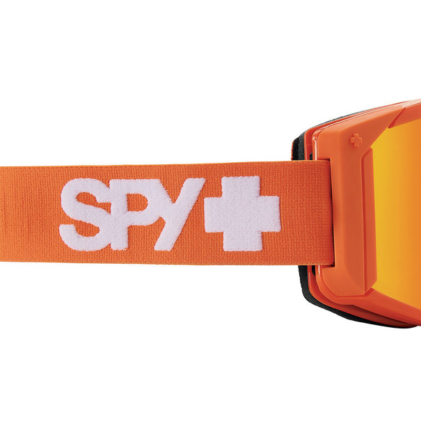 Spy Optics Raider Beyond Control Orange With  Rose with Red Spectra Mirror Lenses