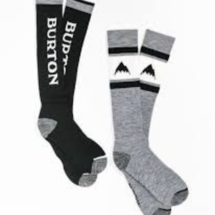Kids Weekend Midweight Socks 2-Pack XS-S / Black and White