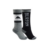 Burton Kids Weekend Midweight Socks 2-Pack XS-S / Black and White