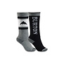 Burton Kids Weekend Midweight Socks 2-Pack XS-S / Black and White