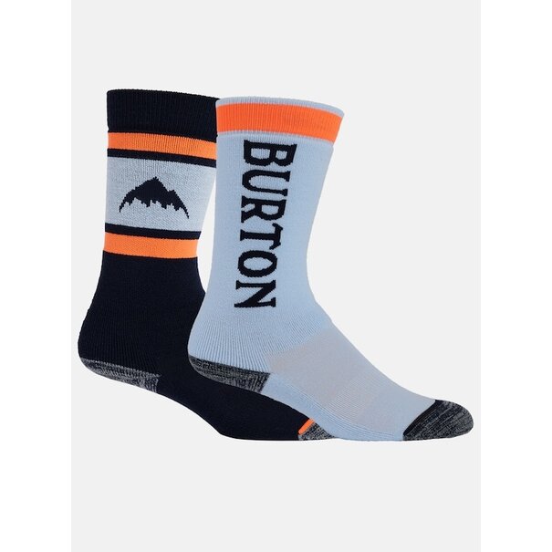 Burton Snowboards Burton Kids Weekend Midweight Socks 2-Pack M-L / Ballad Blue