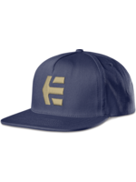 ETNIES FOOTWEAR Sole Tech Icon Snapback / Navy and Gold