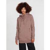 Womens Tower Pullover Fleece - Rosewood