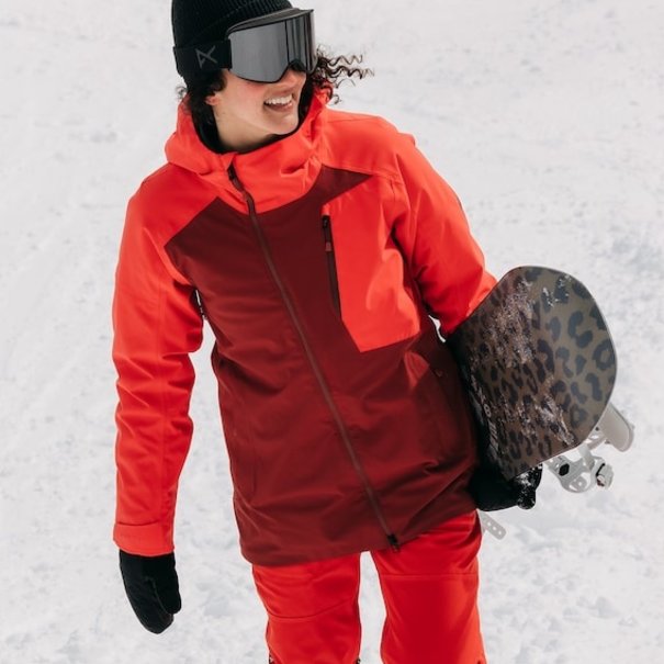 Burton Snowboards Women's Burton Pyne 2L Jacket-Sun Dried Tomato / Tomato