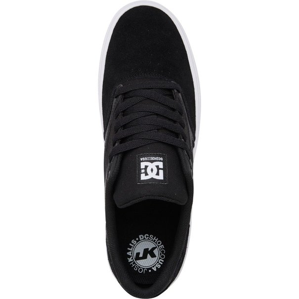 DC Shoes Men's Kalis Vulc Shoes BLACK/WHITE