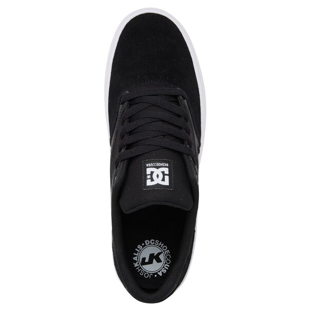 DC Shoes Men's Kalis Vulc Shoes BLACK/WHITE
