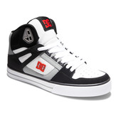 Men's Pure High-Top Shoes: BLACK/WHITE/RED