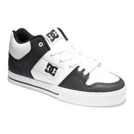 Men's Pure High-Top Shoes- BLACK/BLACK/WHITE