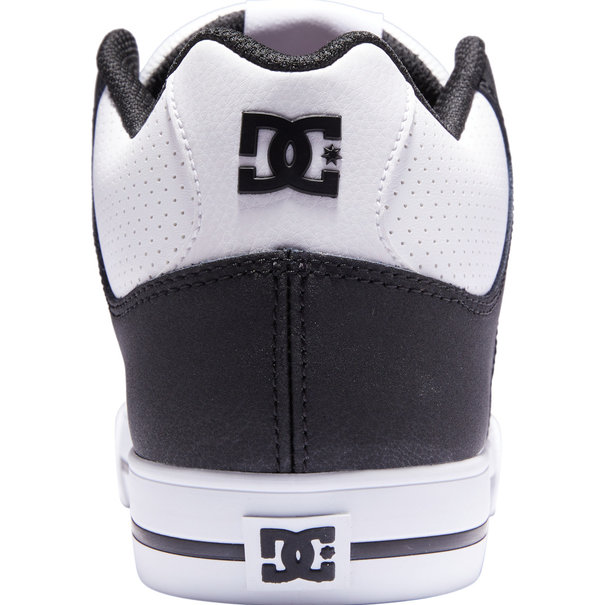 DC Shoes Men's Pure High-Top Shoes- BLACK/BLACK/WHITE