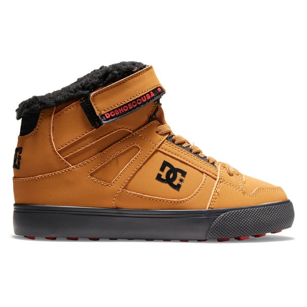 DC Shoes Kids' Pure Winterized Shoes: BROWN/WHEAT