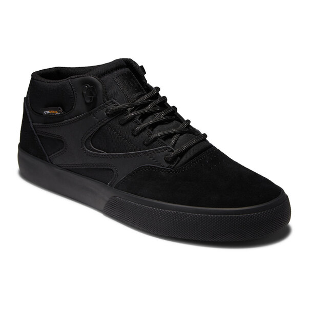 DC Shoes Men's Kalis Vulc MID Mid-Top Winterized Shoes-BLACK/BLACK/BLACK