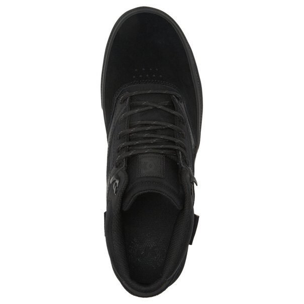 DC Shoes Men's Kalis Vulc MID Mid-Top Winterized Shoes-BLACK/BLACK/BLACK