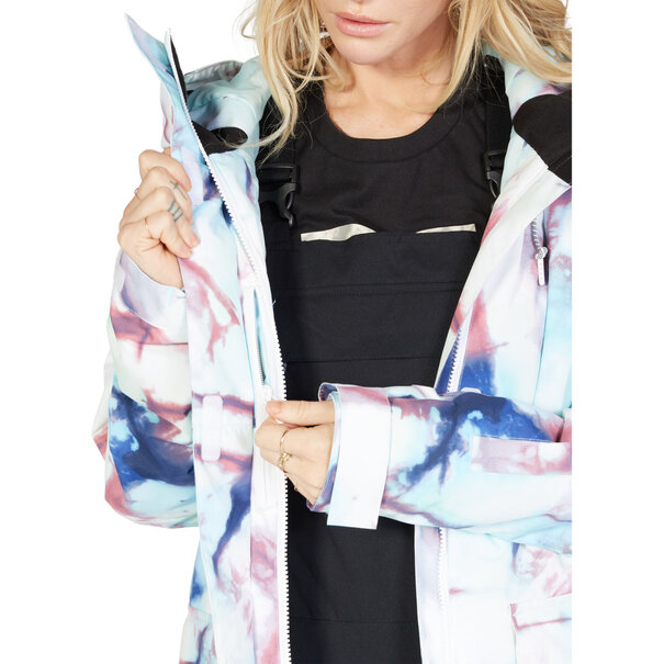 DC Shoes Women's Cruiser 10K Insulated Snowboard Jacket- IRIDESCENT