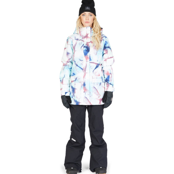 DC Shoes Women's Cruiser 10K Insulated Snowboard Jacket- IRIDESCENT