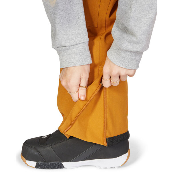 DC Shoes Women's Crusade Shell Snow Bib Pant- CATHAY SPICE