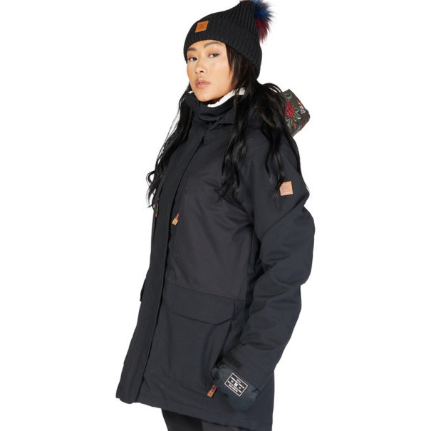 DC Shoes Women's Panoramic 15K Insulated Snowboard Parka Jacket-Black