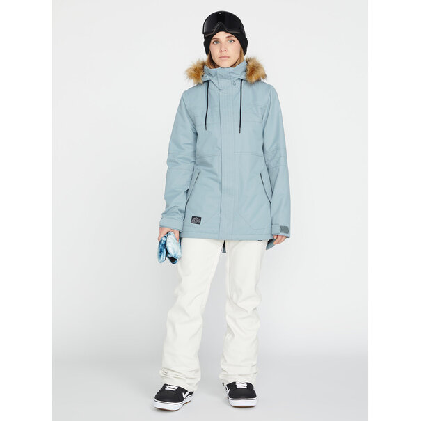 Volcom Womens Fawn Insulated Jacket - Green Ash