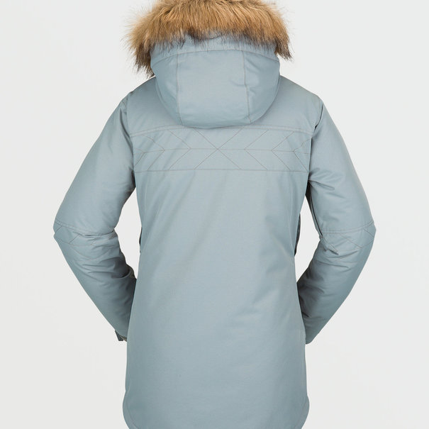 Volcom Womens Fawn Insulated Jacket - Green Ash