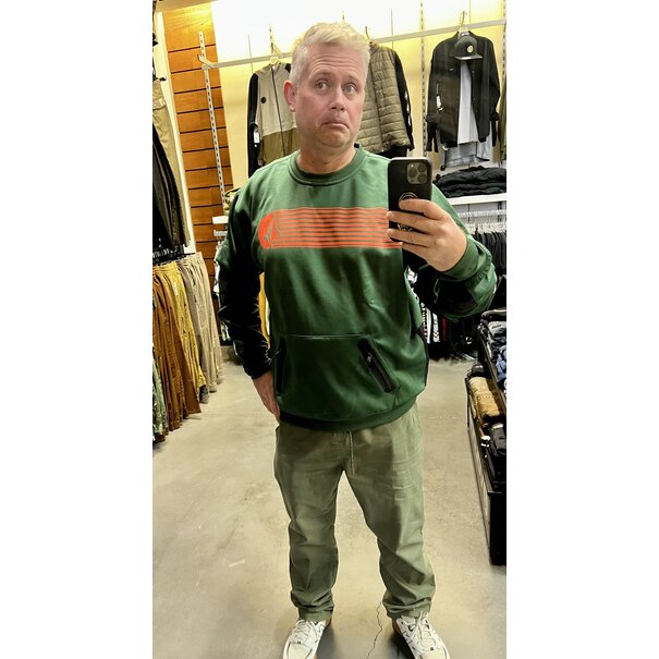 Volcom Mens Let It Storm Crew - Military