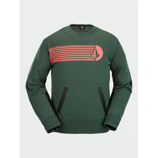 Volcom Mens Let It Storm Crew - Military