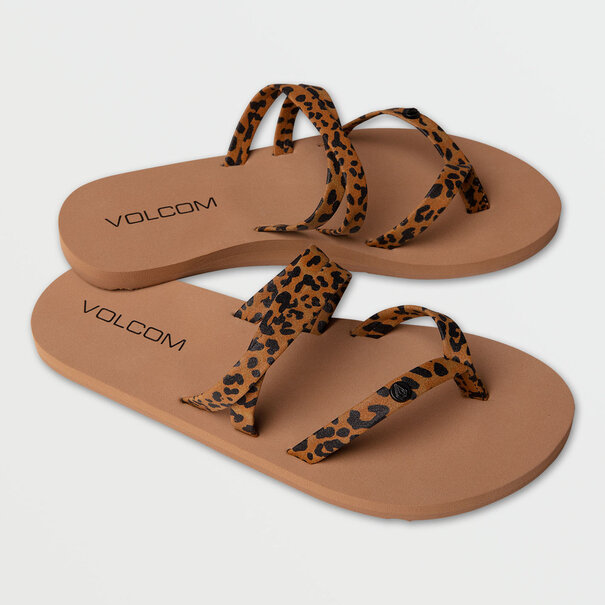 Volcom Eazy Breezy Big Youth Sandals  Cheetah 12