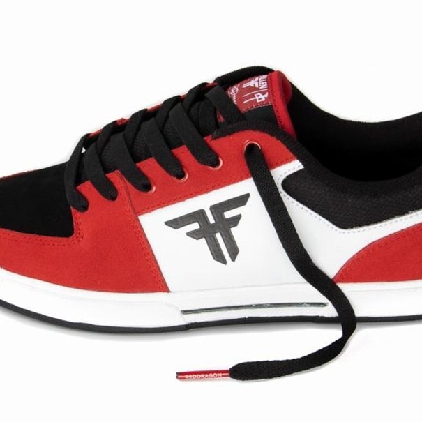 FALLEN FOOTWEAR RDS Patriot Shoes: White/Red/Black
