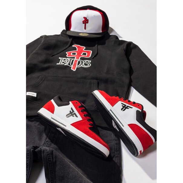 FALLEN FOOTWEAR RDS Patriot Shoes: White/Red/Black